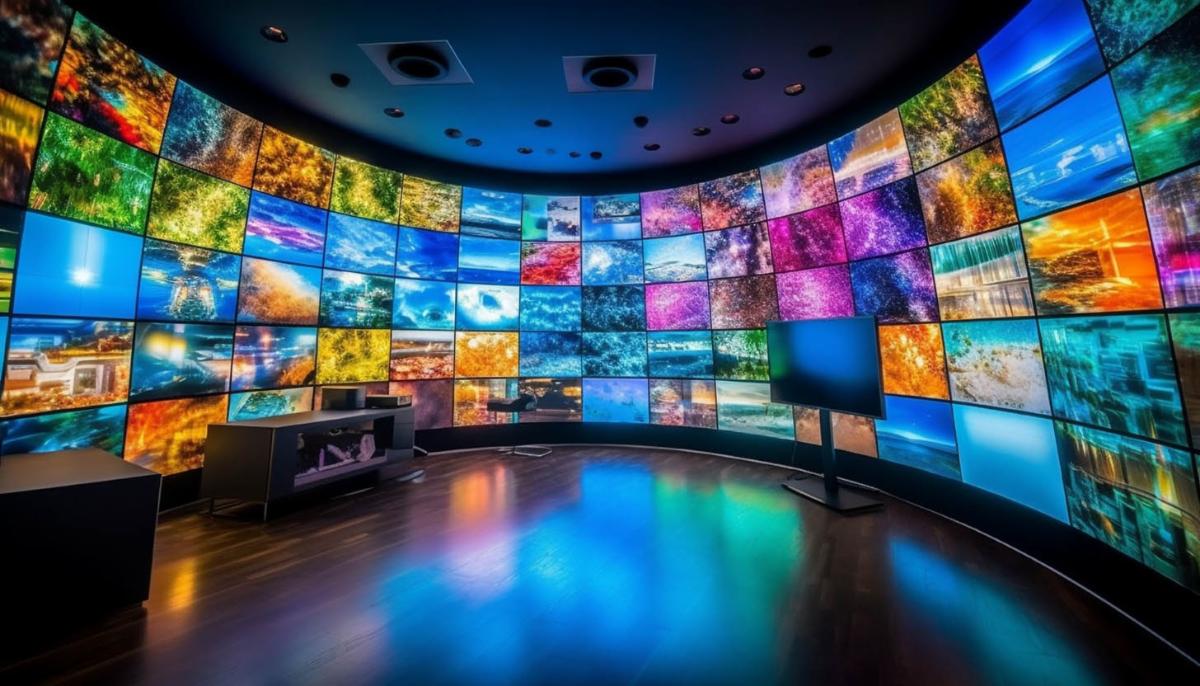 audio visual video wall